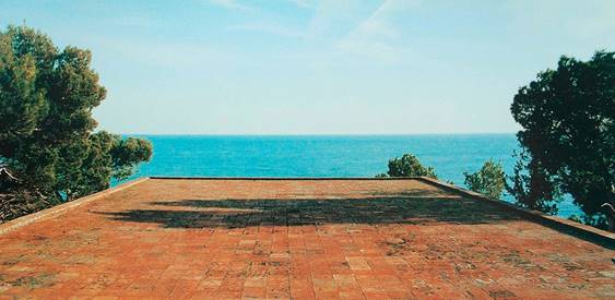 Descrizione: terrazzo casa malaparte